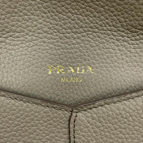 Prada Envelope Bi fold Long Wallet Gray - Picture 12 of 13